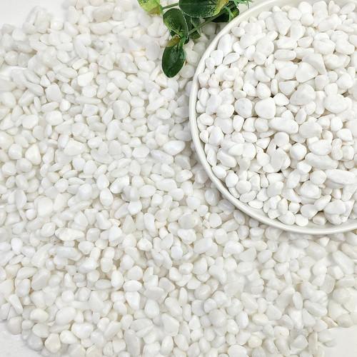 White gravel 9kg 6 - 0.9kg,, 6-9mm
