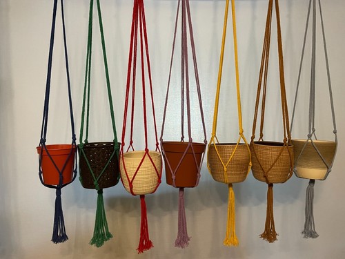 Macrame plant hanger - plant, garden